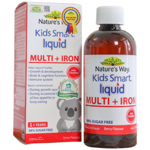 0010650 natures way kids smart liquid multi iron ho tro nang cao suc de khang cho tre 450